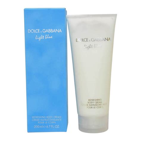 dolce gabbana light blue body cream 50ml|dolce and gabbana body cream.